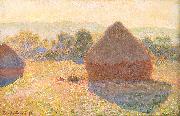 Claude Monet Meules, milieu du jour France oil painting artist